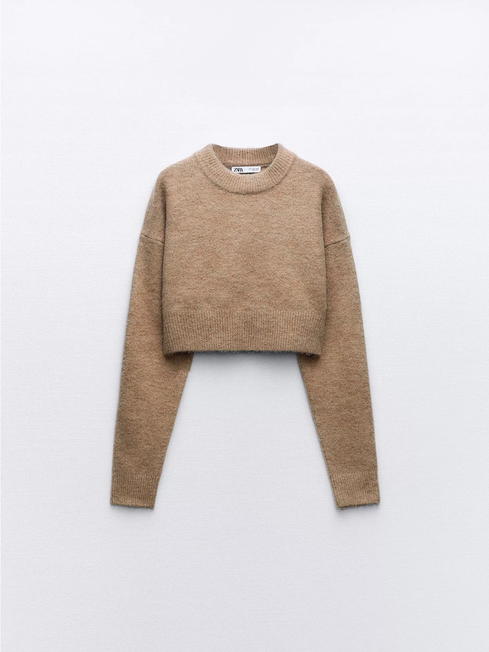 Zara Cropped Knit Sweater